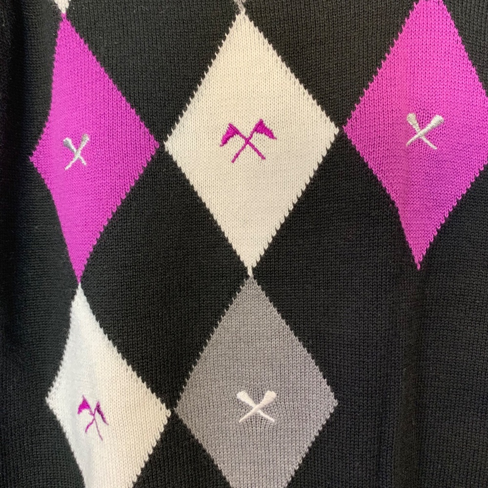 Pull sans manches argyle XDS by Daily Sports – Style preppy & golf chic - Picture 4 of 5